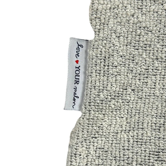 Woolly Threads x Love Your Melon Super Cozy Spell Out Mock Neck Pop Over Sweater - Picture 5 of 11